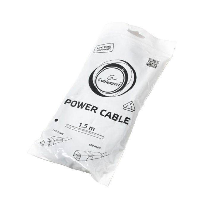 Кабель живлення Cablexpert C19 to C20 1.5m 1.5mm2 16A (PC-189-C19) зображення 2