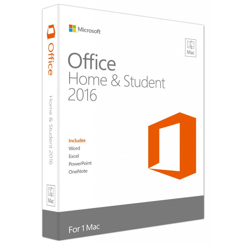 Офисное приложение Microsoft Office Mac 2016 Home Student English (GZA-00646)