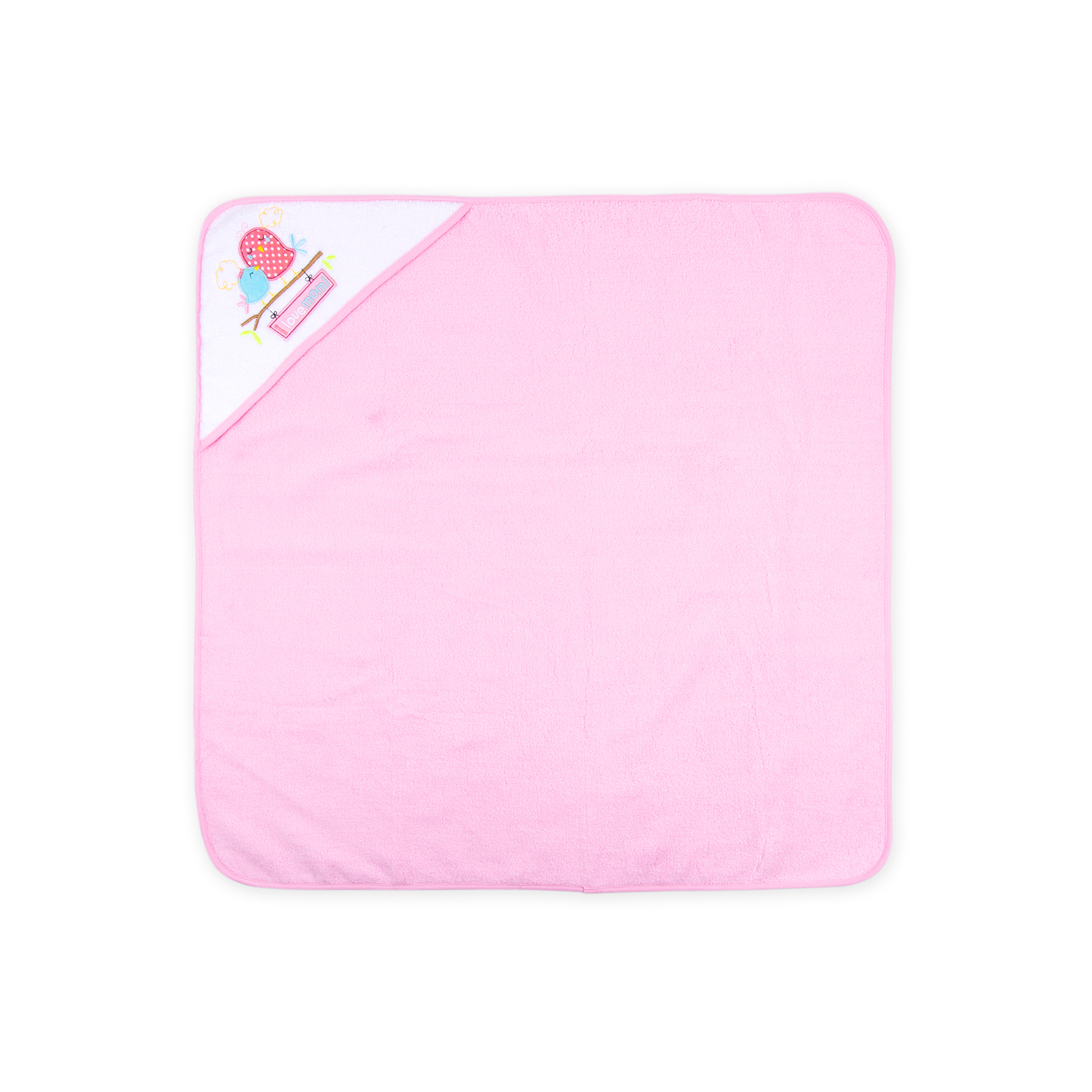 Рушник для купання Luvable Friends з капюшоном для дівчаток (94911) зображення 3