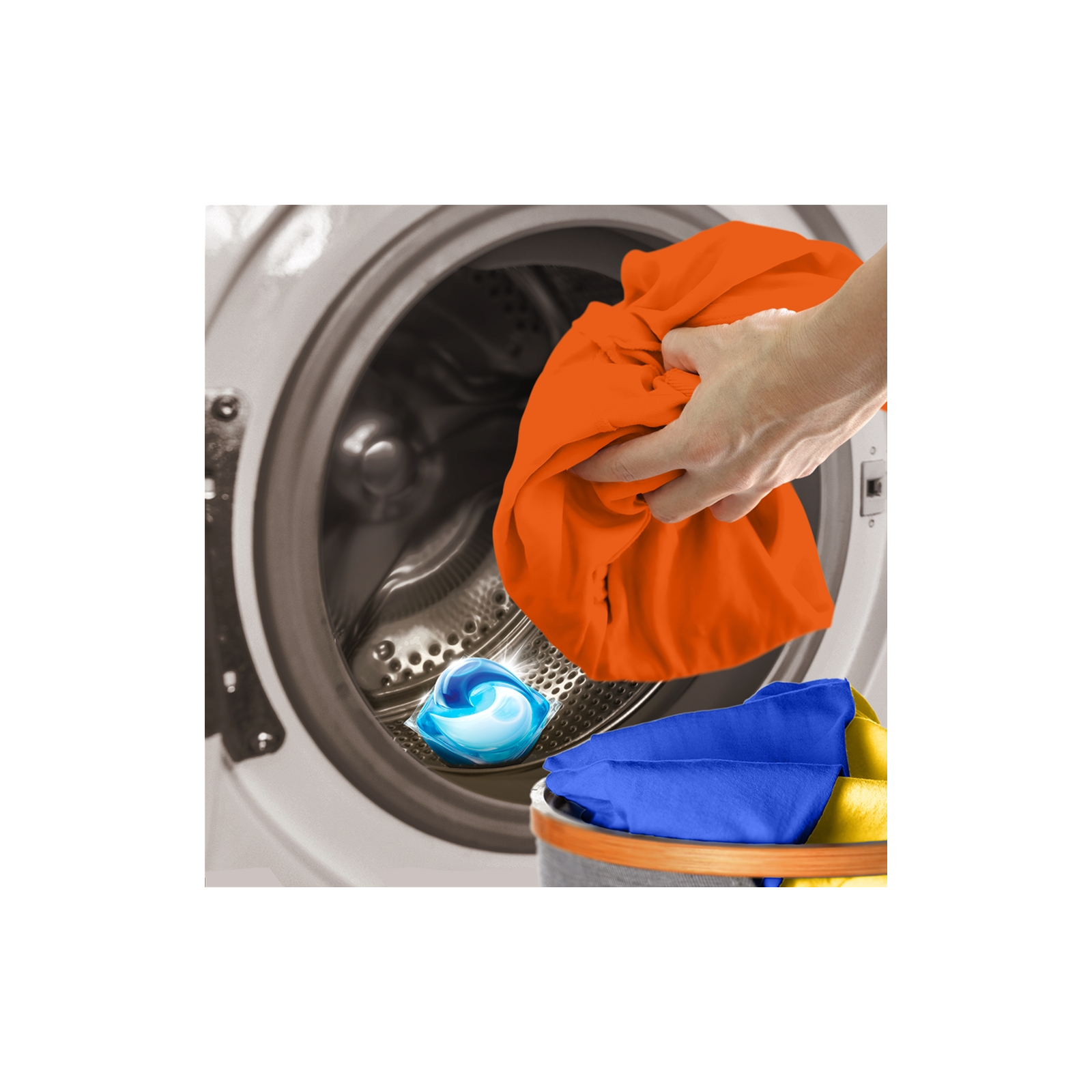 Капсули для прання Tide Все-в-1 Touch of Lenor Fresh Color 23 шт. (4015400897705) зображення 2