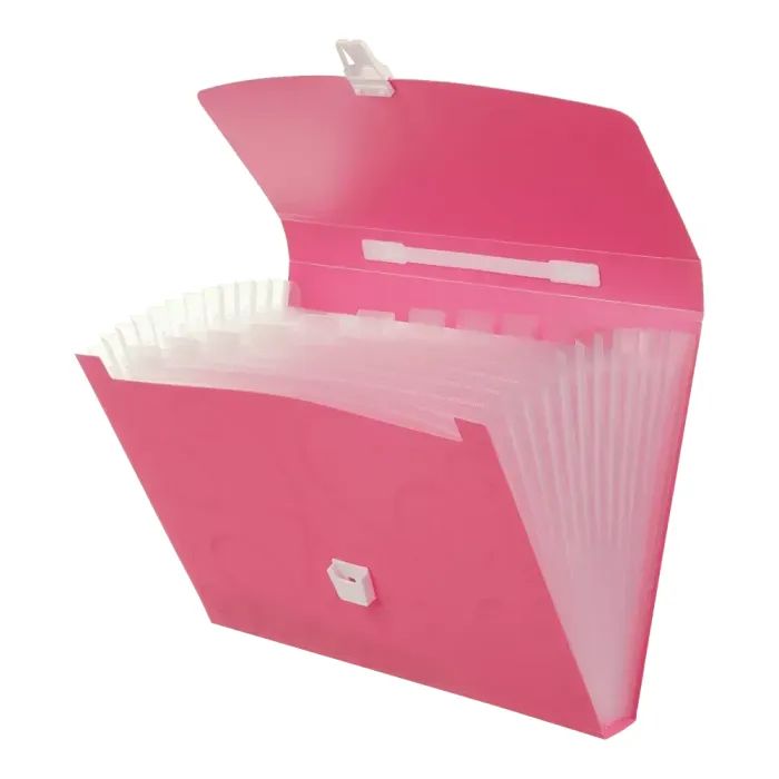 Папка - портфель Buromax A4/35мм, BAROCCO, pink (BM.3719-10) изображение 2