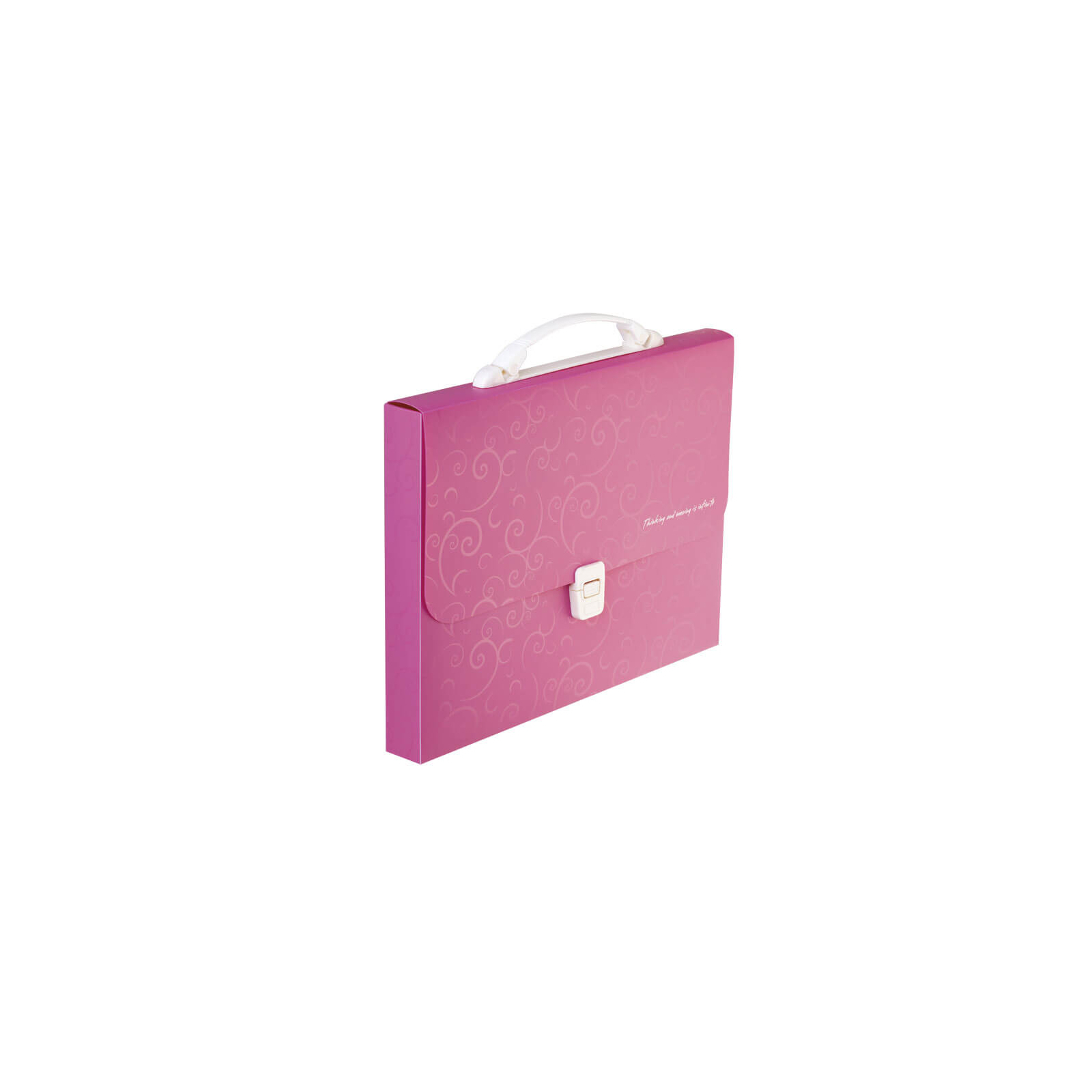 Папка - портфель Buromax A4/35мм, BAROCCO, pink (BM.3719-10)