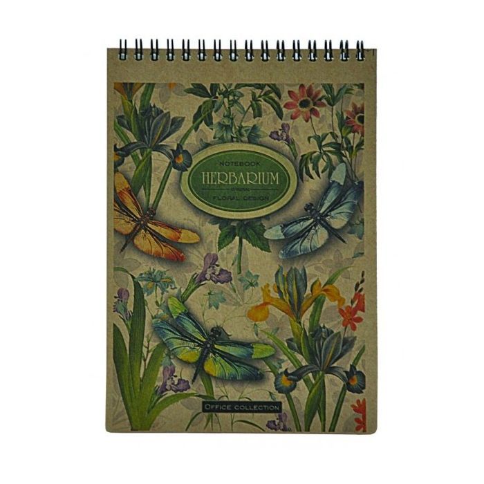 Блокнот Buromax spiral top, А5, 80sheets, KRAFT, white, perforation,assorted (BM.2473) изображение 2
