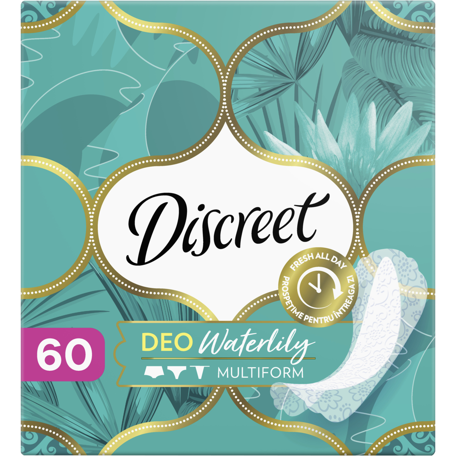 Ежедневные прокладки Discreet Deo Waterlily 120 шт. (8700216234245) изображение 2