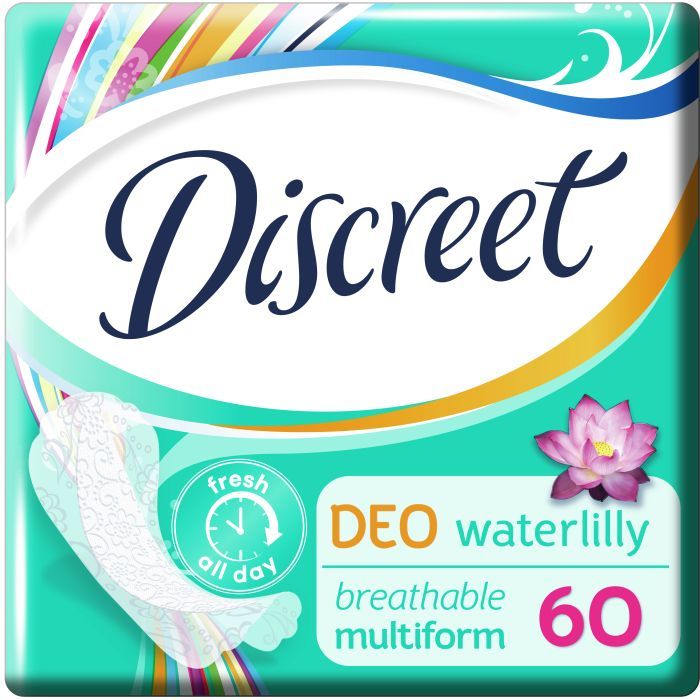 Щоденні прокладки Discreet Deo Water Lily 60 шт. (8001090170354/8700216152983) зображення 3