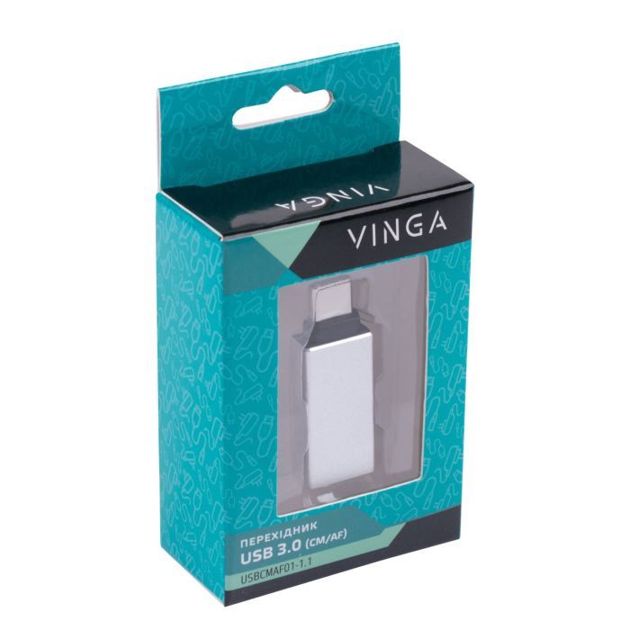 Переходник Type-C to USB3.0 AF Vinga (USBCMAF01-1.1) изображение 3