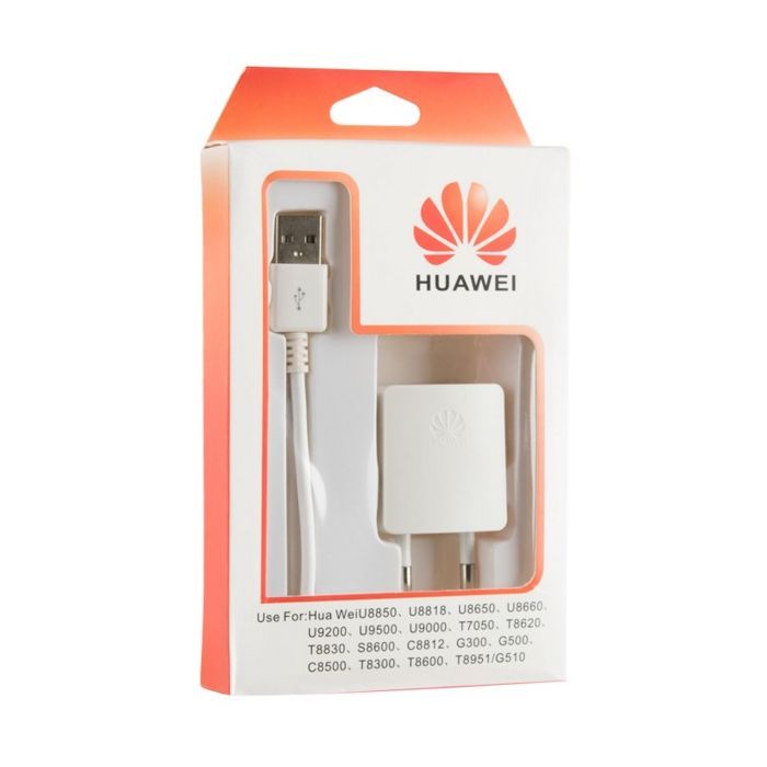 Зарядное устройство Huawei 1*USB 1А + cable MicroUSB White (54654) изображение 5