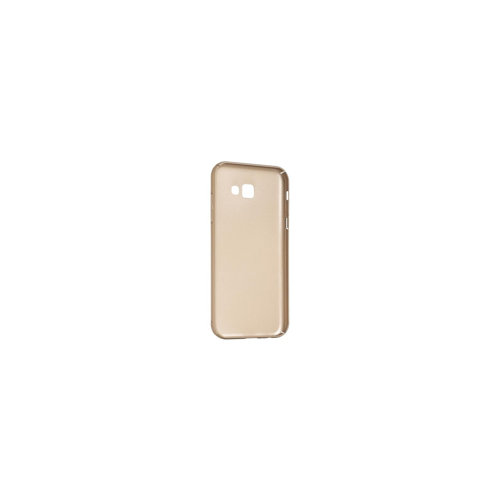 Чохол до мобільного телефона Digi для SAMSUNG A7 (2017)/A720 - Soft touch PC (Gold) (6330590) зображення 2