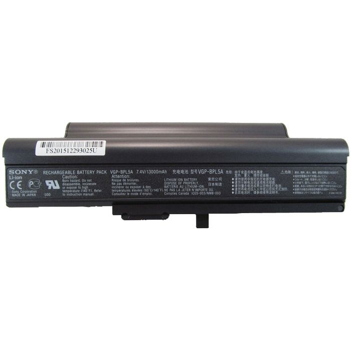 Аккумулятор для ноутбука Sony VGP-BPS5 13000mAh 10cell 7.4V Li-ion (A47053)