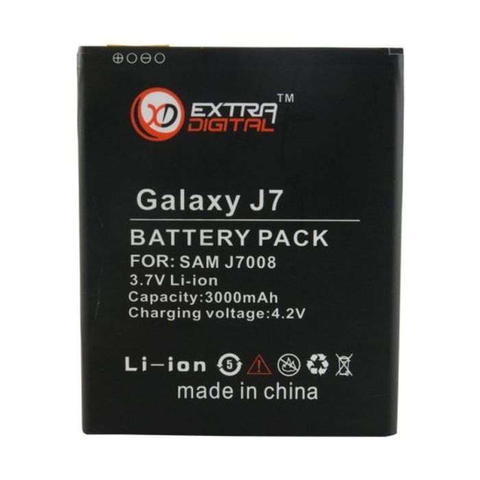 Аккумуляторная батарея Extradigital Samsung Galaxy J7 J700H (3000mAh) (BMS6407)