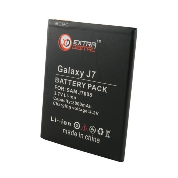 Аккумуляторная батарея Extradigital Samsung Galaxy J7 J700H (3000mAh) (BMS6407) изображение 2