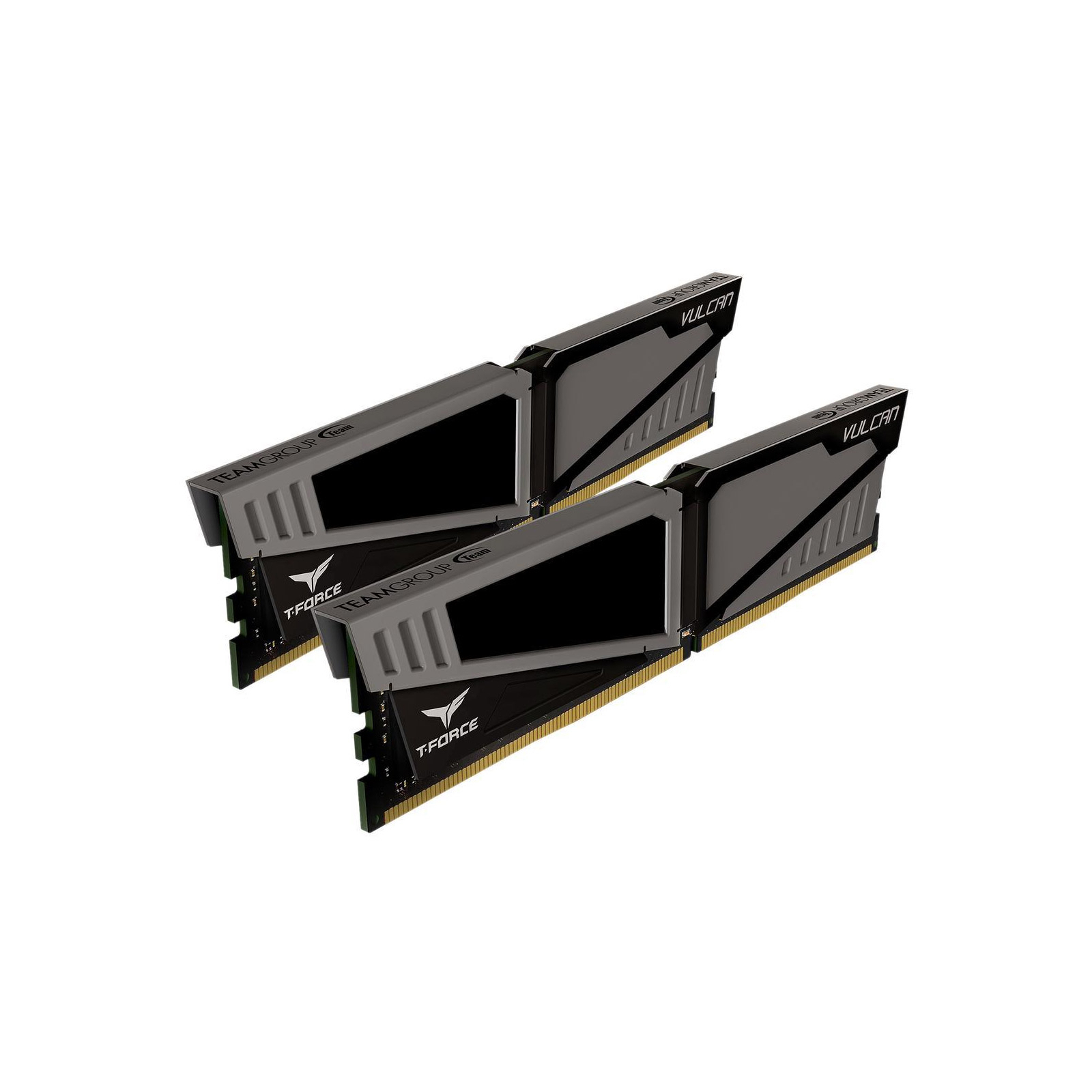 Модуль пам'яті для комп'ютера DDR4 16GB (2x8GB) 3000 MHz T-Force Vulcan Gray Team (TLGD416G3000HC16CDC01) зображення 2