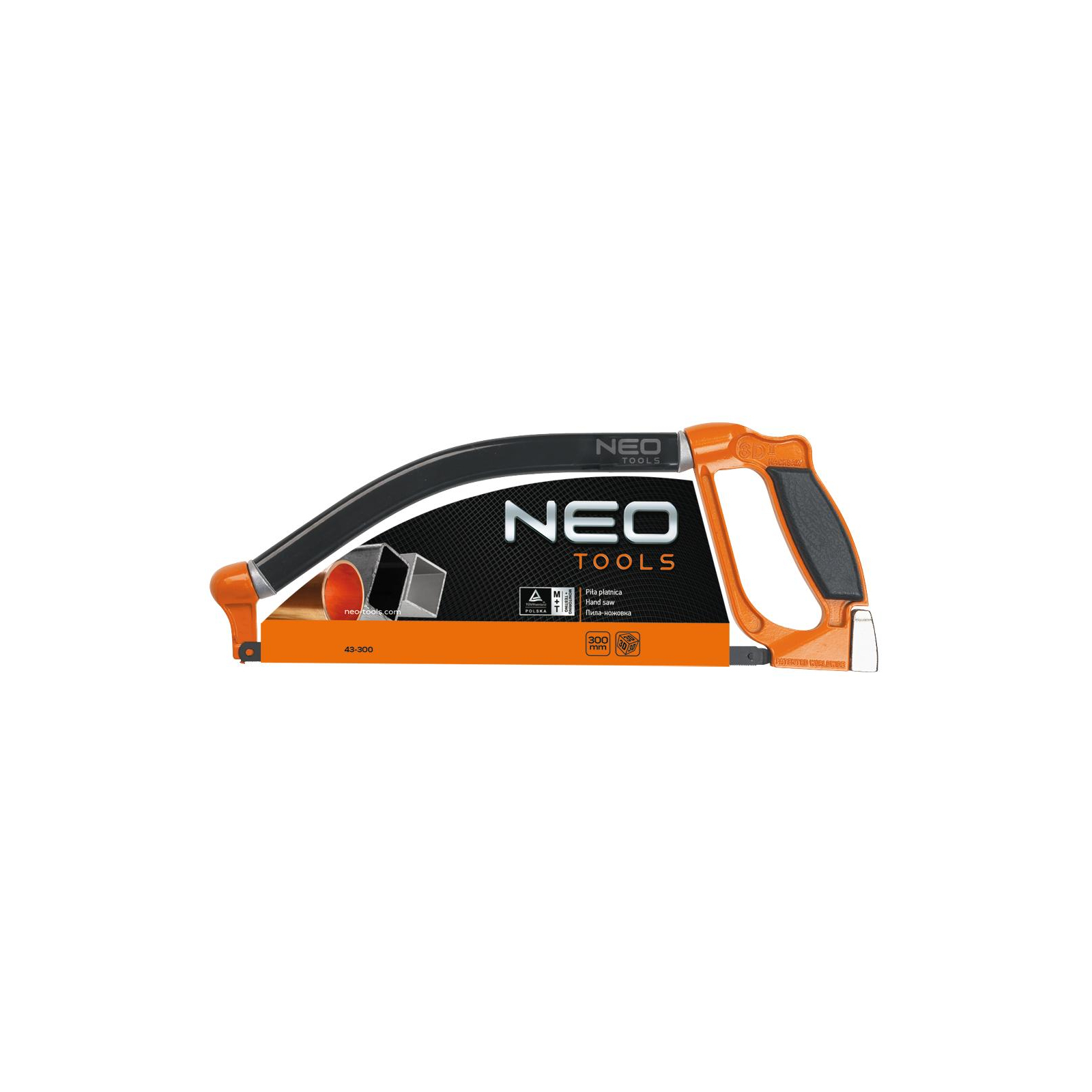 Ножовка Neo Tools по металлу, 300 мм 3D (43-300) изображение 2