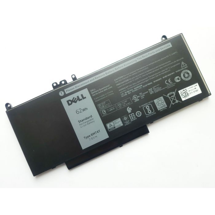 Аккумулятор для ноутбука Dell Latitude E5570 6MT4T, 7750mAh (62Wh), 4cell, 7.6V, Li-ion (A47176) изображение 2