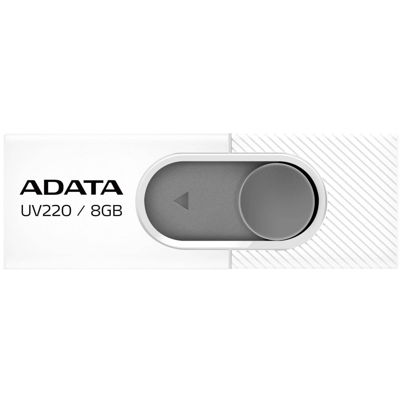 USB флеш накопичувач ADATA 8GB UV220 White/Gray USB 2.0 (AUV220-8G-RWHGY)