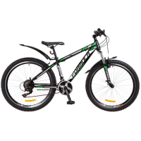 Велосипед Formula 26" NEVADA 2018 AM 14G Vbr рама-16" St черно-салатовый (OPS-FR-26-254)