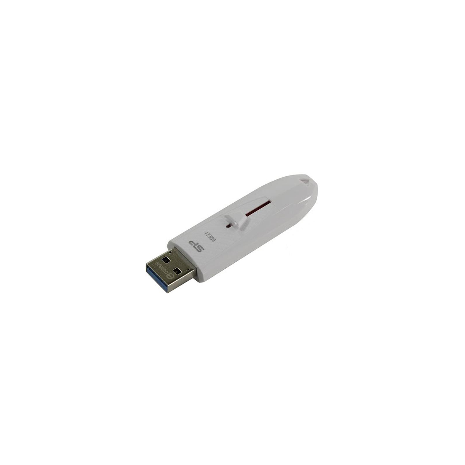 USB флеш накопитель Silicon Power 16GB Blaze B25 White USB 3.1 (SP016GBUF3B25V1W) изображение 3