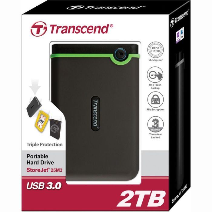 Зовнішній жорсткий диск 2.5" 4TB Transcend (TS4TSJ25M3S) зображення 5