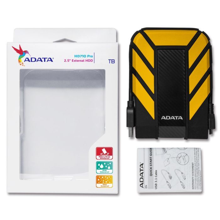 Зовнішній жорсткий диск 2.5" 1TB ADATA (AHD710P-1TU31-CBK) зображення 5
