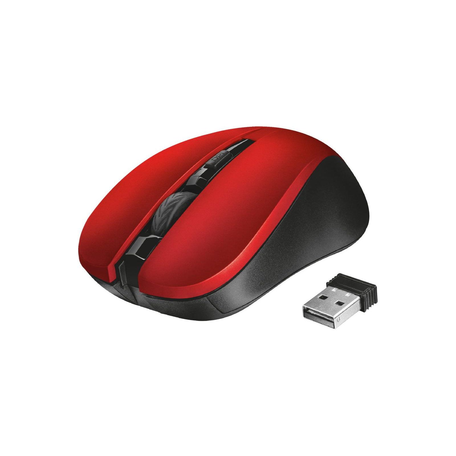 Мишка Trust Mydo Silent wireless mouse red (21871)