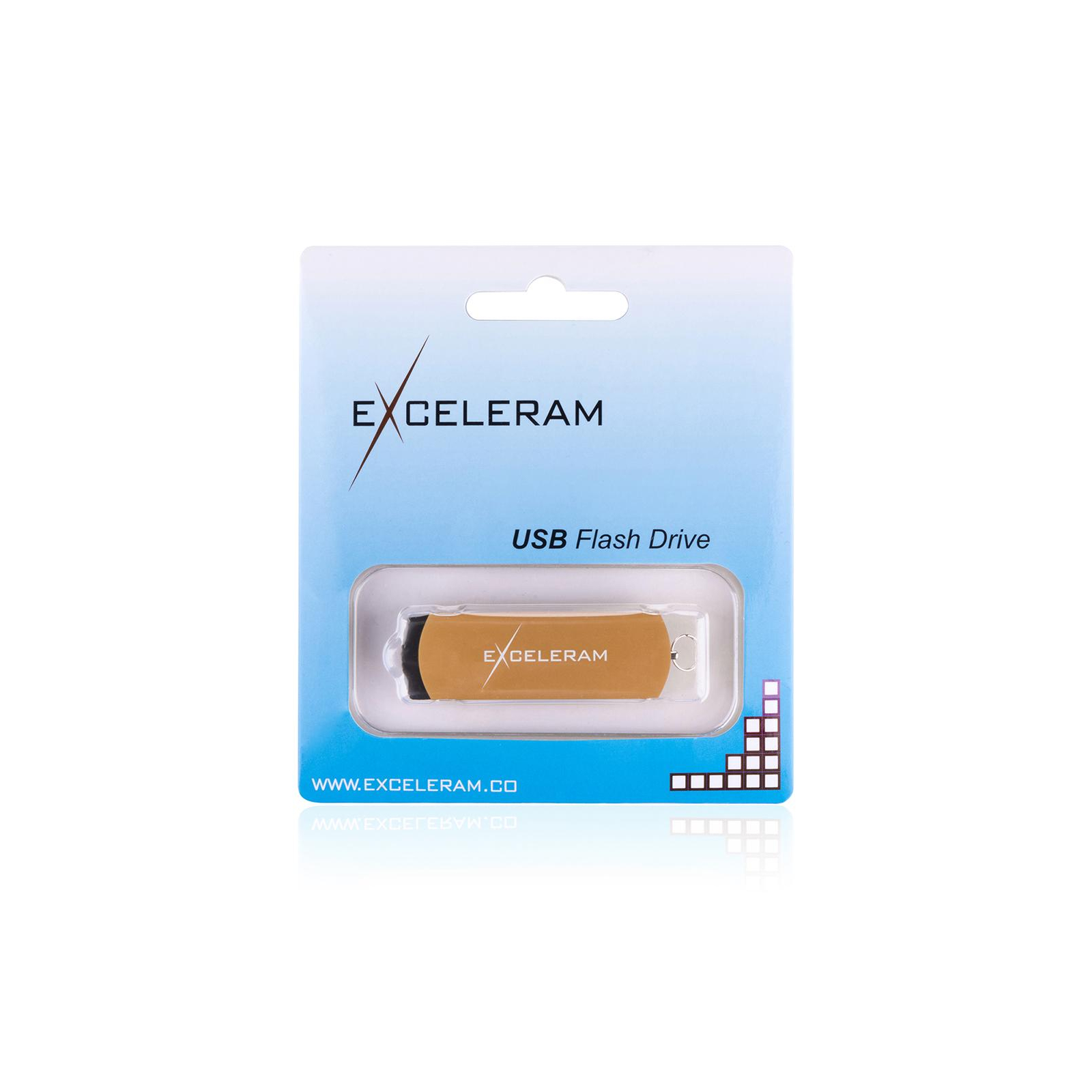 USB флеш накопитель eXceleram 64GB P2 Series Gold/Black USB 3.1 Gen 1 (EXP2U3GOB64) изображение 8