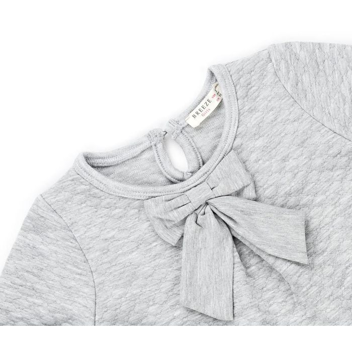 Плаття дитяче Breeze з бантом (11533-110G-gray) зображення 3