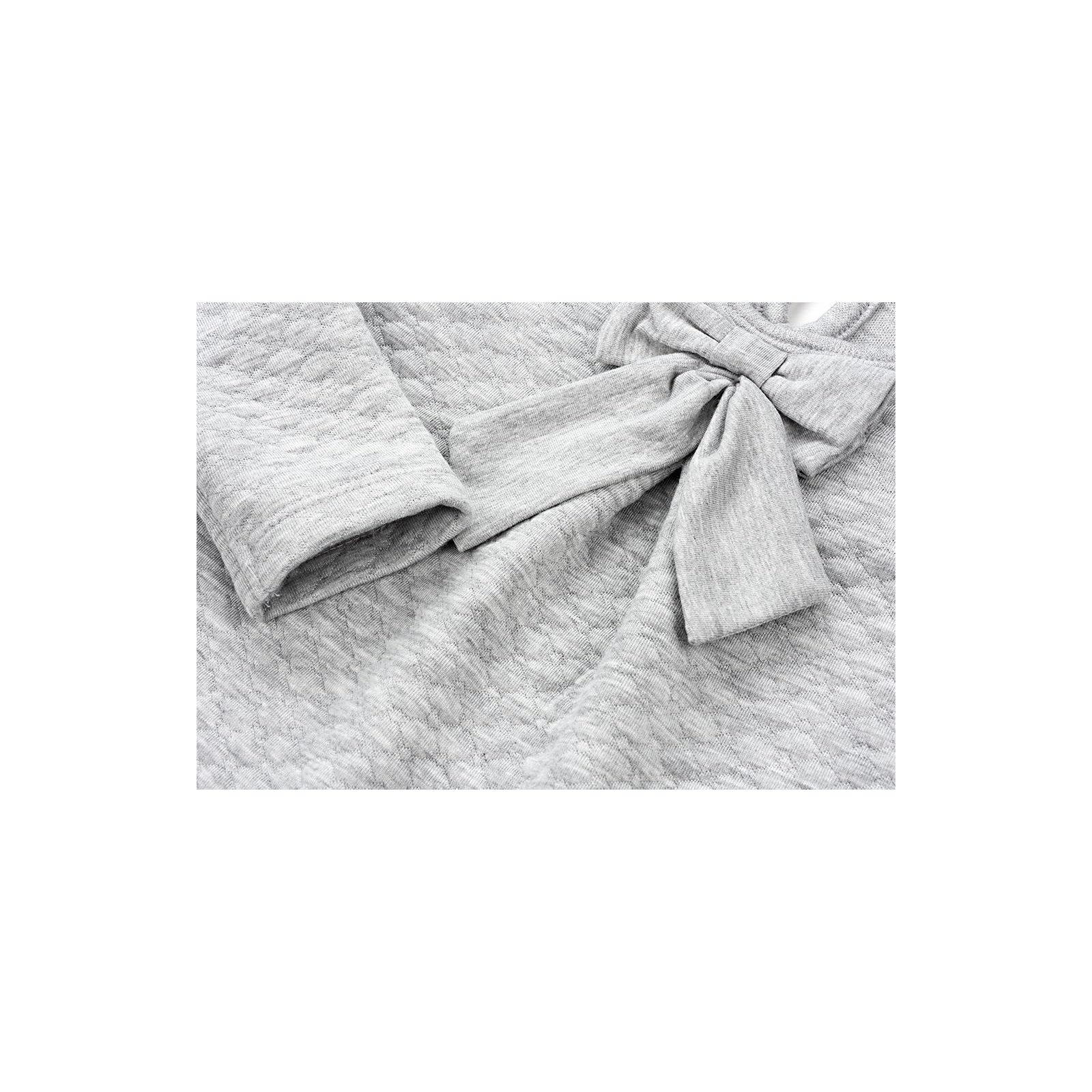 Платье Breeze с бантом (11533-110G-gray) изображение 4