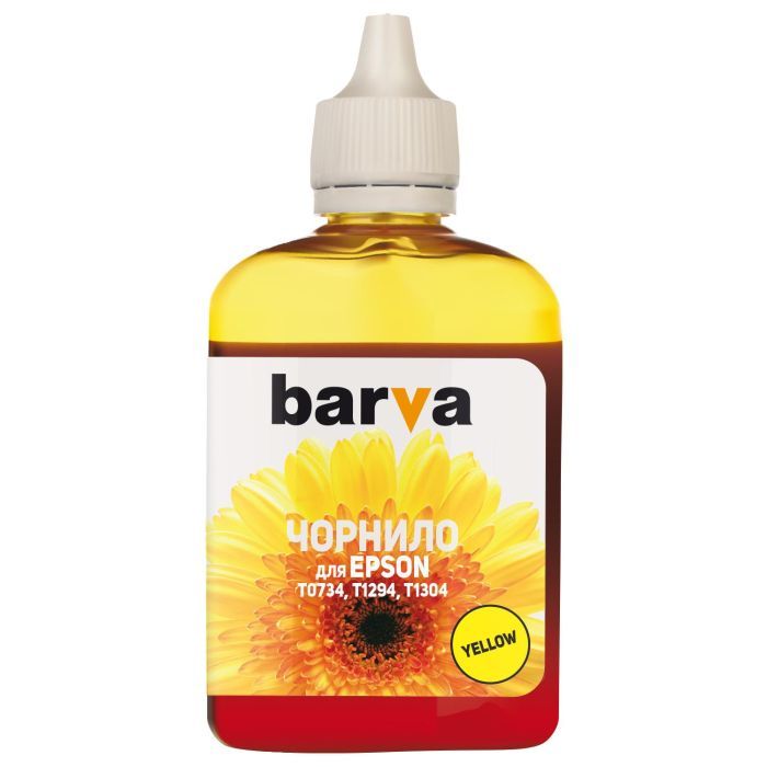 Чорнило Barva Epson T1301/T1291/T1281/T1031/T0731 B/C/M/Y SET 4x90г, pigm. (E130-090-MP)