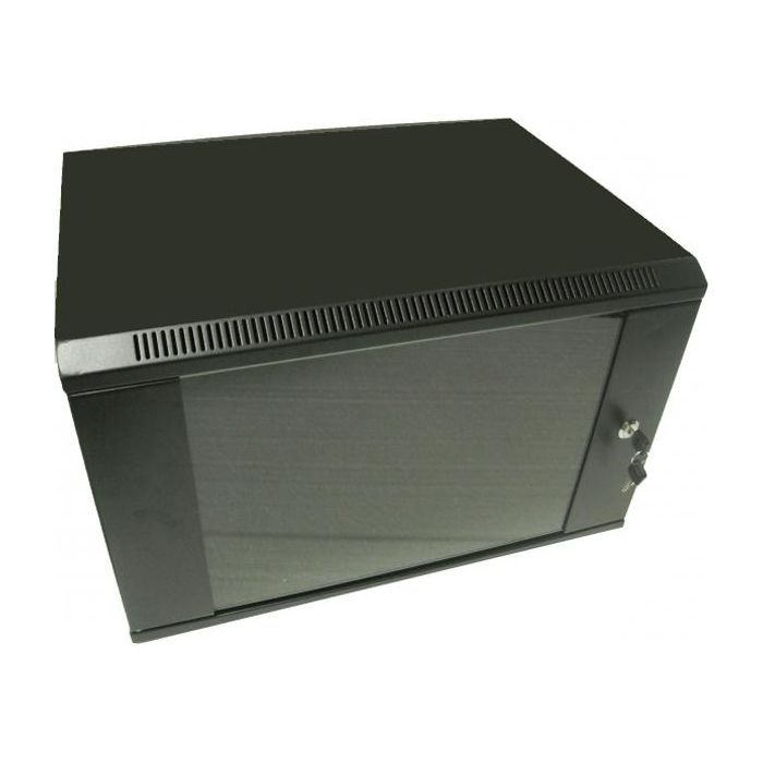 Шафа настінна Hypernet 9U 19" 600x600 (WMNC66-9U-FLAT-BLACK)