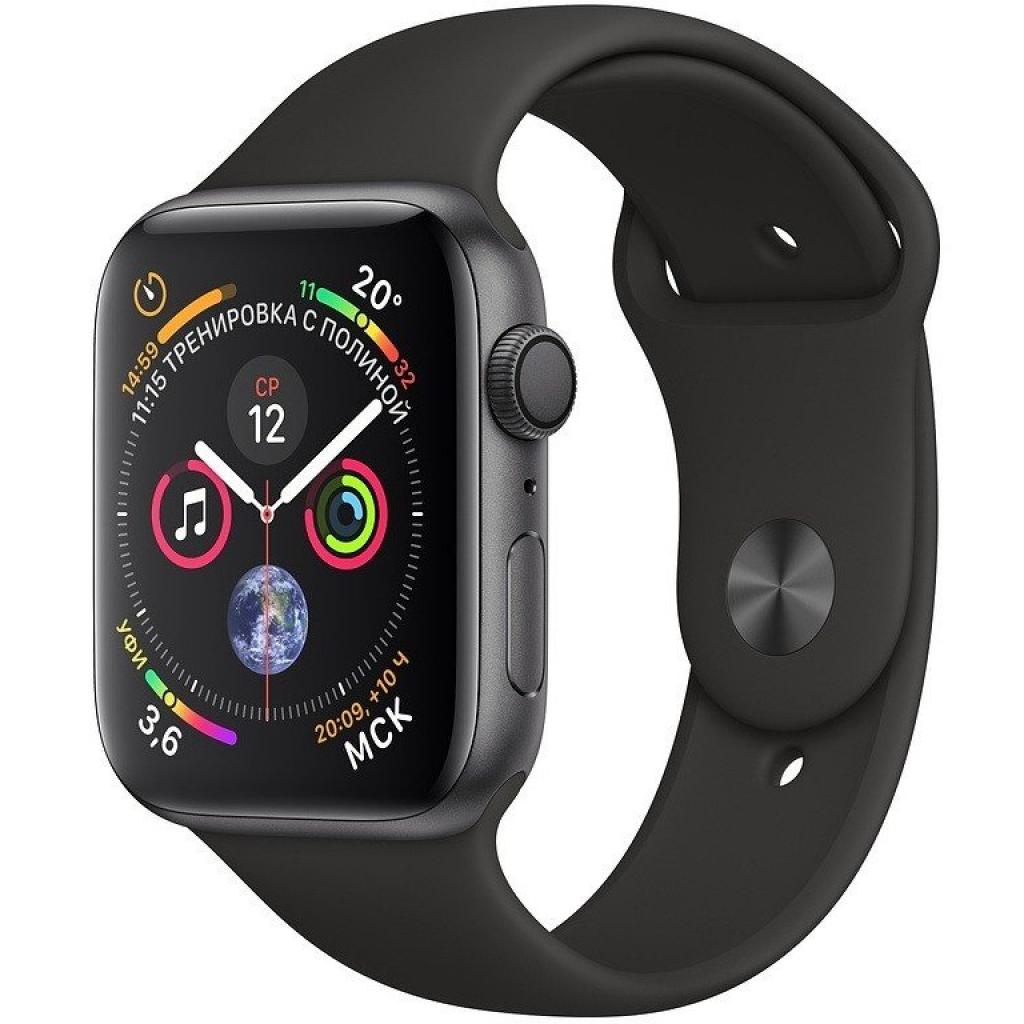 Смарт-часы Apple Watch Series 4 GPS, 40mm Space Grey Aluminium Case with Blac (MU662UA/A)