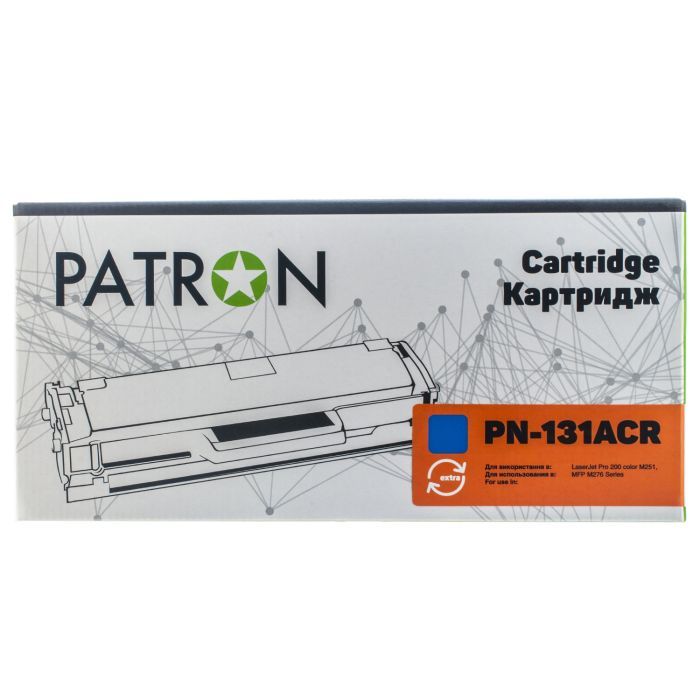 Картридж Patron HP CLJ CF211A для M251/M276 Cyan, Extra (PN-131AСR) зображення 2