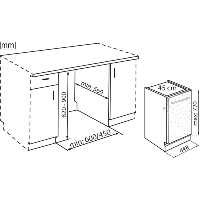 Посудомийна машина Whirlpool WSIC3M27C зображення 2
