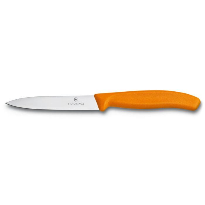 Кухонный нож Victorinox SwissClassic для нарезки 10 см, желтый (6.7706.L118)