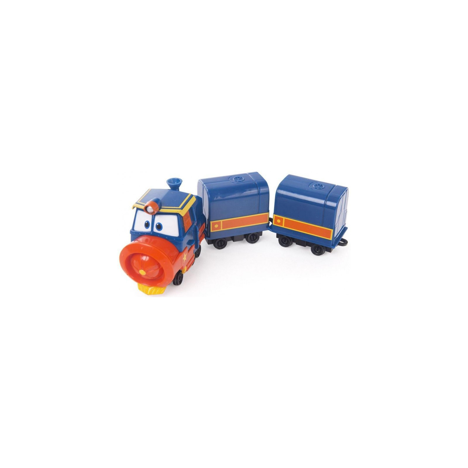 Игровой набор Silverlit Robot Trains Паровозик с двумя вагонами Виктор (80179) изображение 4