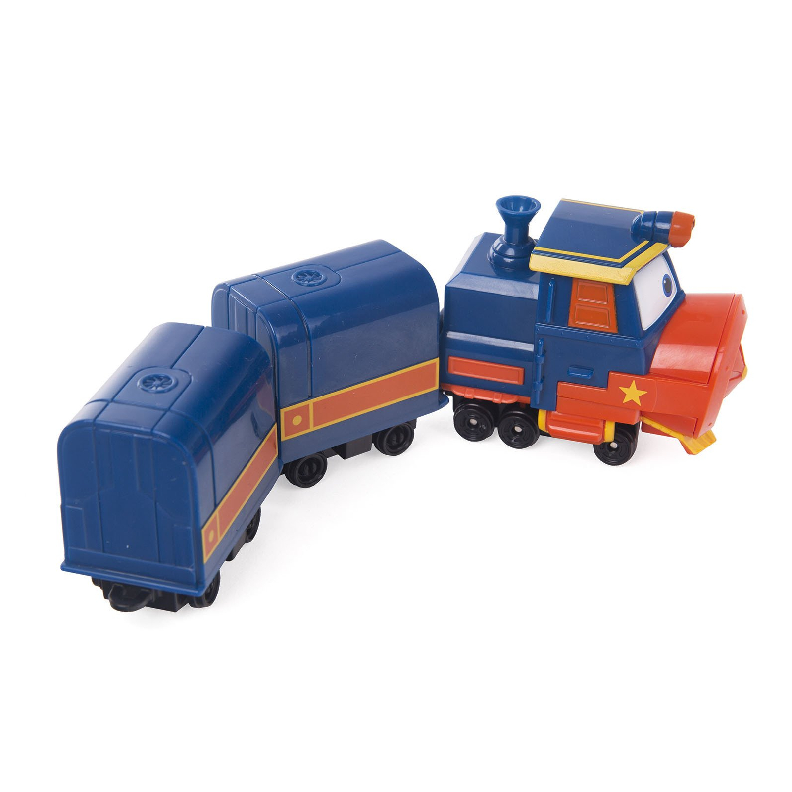 Игровой набор Silverlit Robot Trains Паровозик с двумя вагонами Виктор (80179) изображение 5