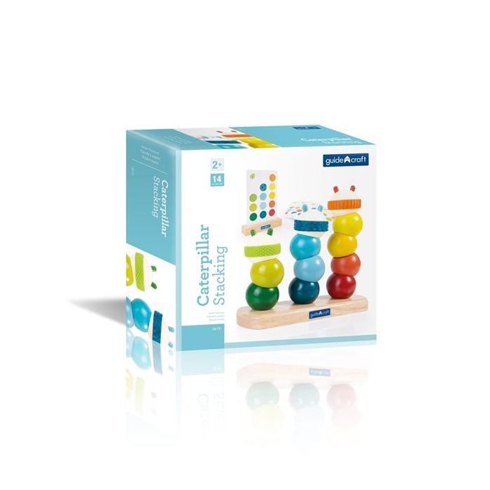 Развивающая игрушка Guidecraft Пирамидка Manipulatives Гусеницы (G6731) изображение 6