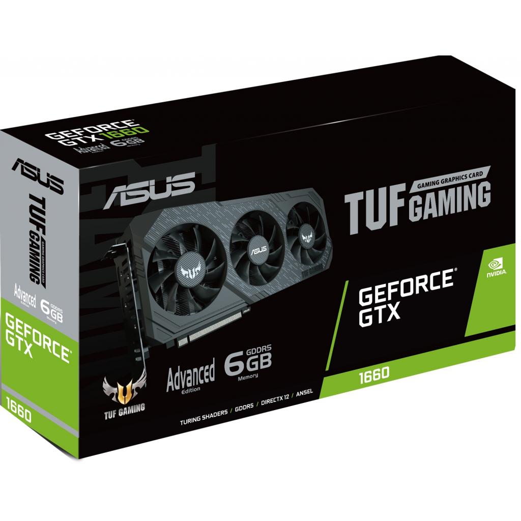 Видеокарта ASUS GeForce GTX1660 6144Mb TUF3 Advanced GAMING (TUF3-GTX1660-A6G-GAMING) изображение 9