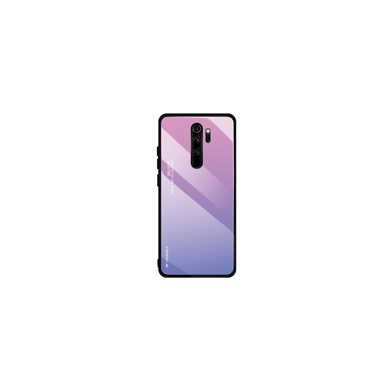 Чохол до мобільного телефона BeCover Gradient Glass для Xiaomi Redmi Note 8 Pro Pink-Purple (704454)
