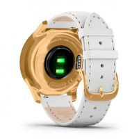 Смарт-часы Garmin Vivomove Luxe 24K Gold PVD Stainless Steel Case with White I (010-02241-08) изображение 5