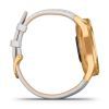 Смарт-часы Garmin Vivomove Luxe 24K Gold PVD Stainless Steel Case with White I (010-02241-08) изображение 6