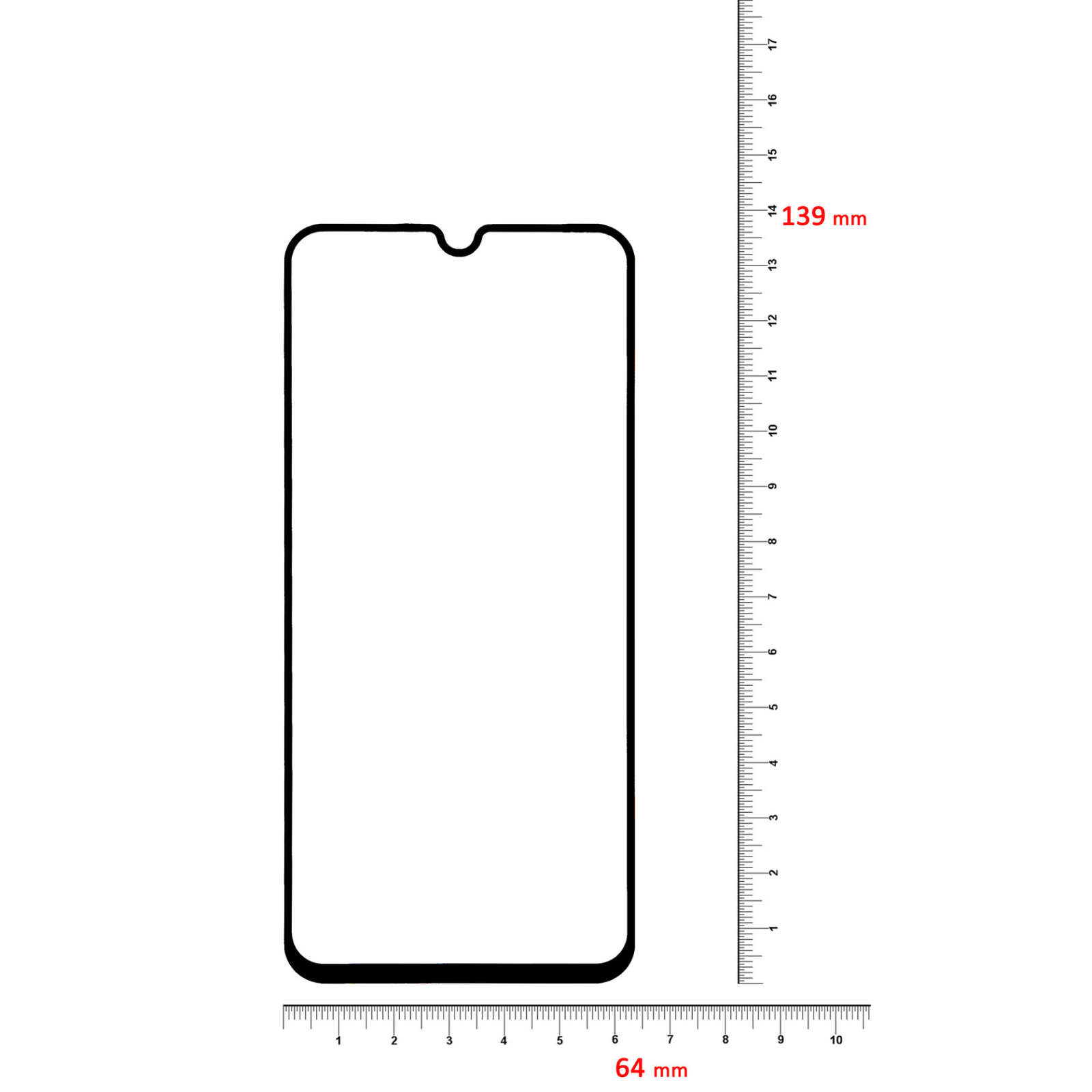 Стекло защитное BeCover Samsung Galaxy A40 SM-A405 Black (703802) изображение 2