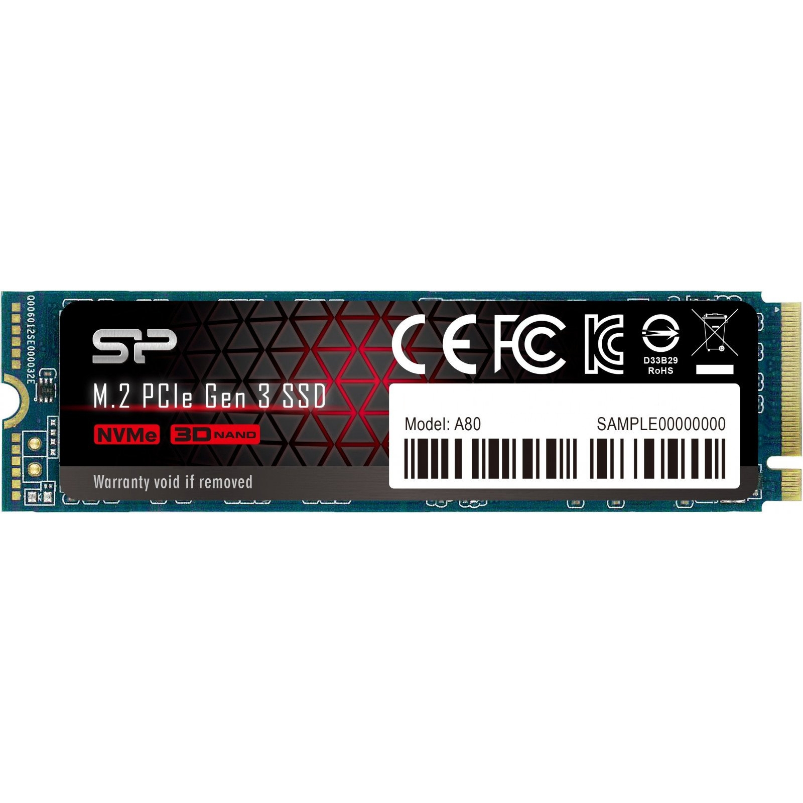 Накопитель SSD M.2 2280 512GB Silicon Power (SP512GBP34A80M28)