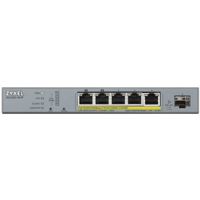 Коммутатор сетевой ZyXel GS1350-6HP-EU0101F изображение 3