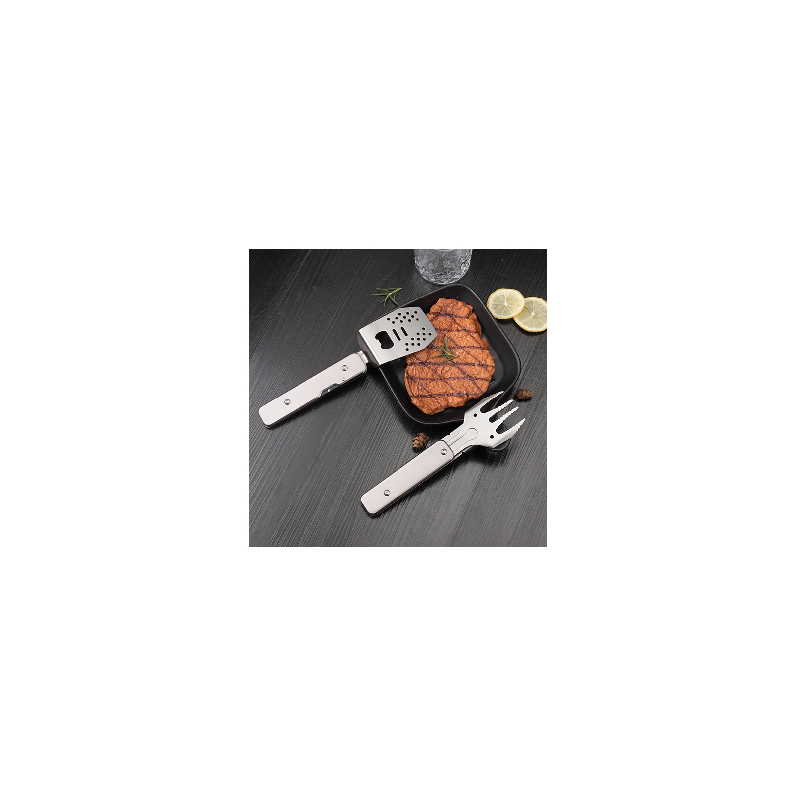 Мультитул Roxon мини набор для барбекю Grey (S602G) зображення 3