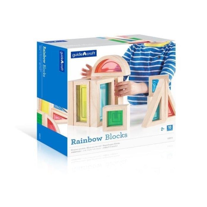 Игровой набор Guidecraft стандартных блоков Block Play Большая радуга, 10 шт (G3015) изображение 5