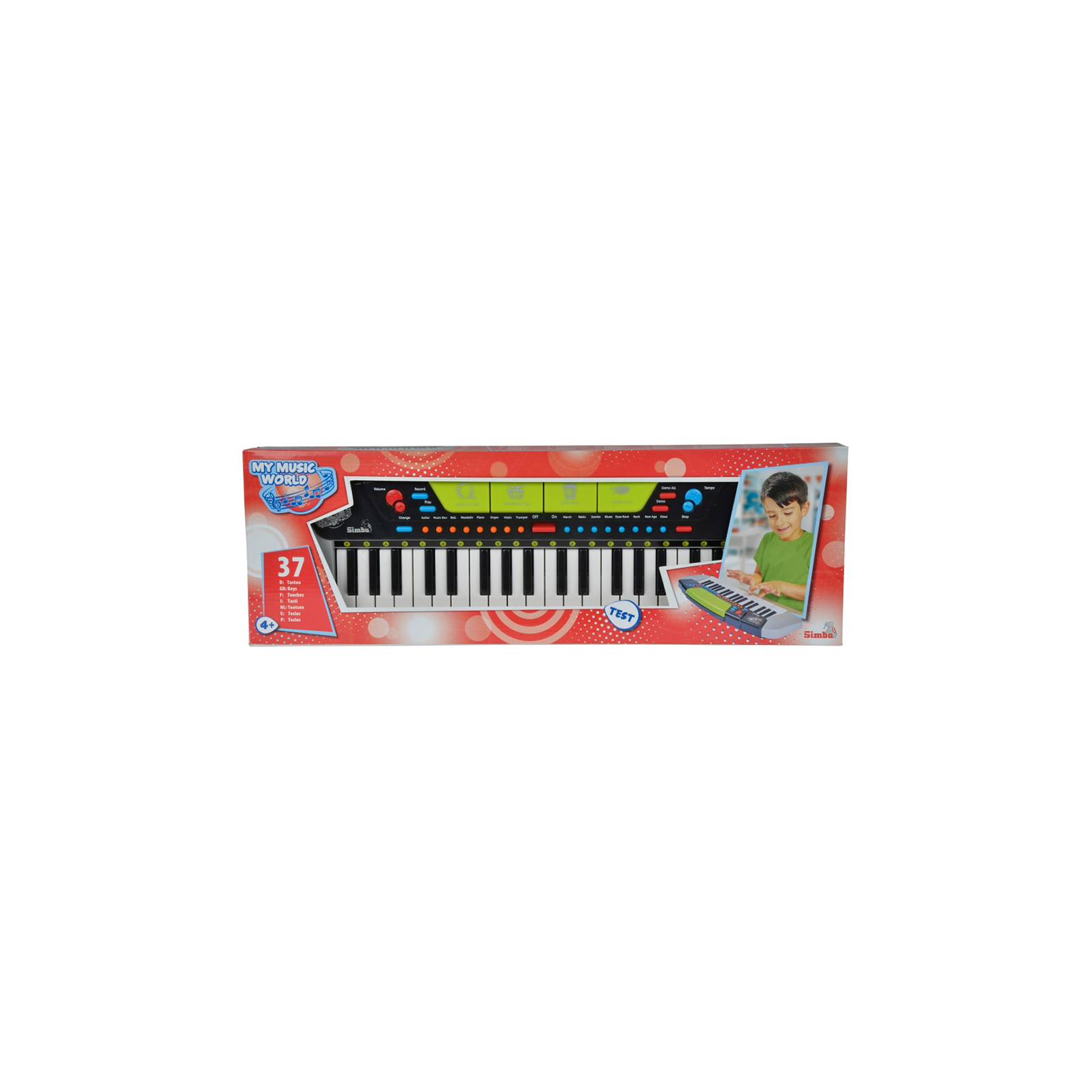 Музична іграшка Simba Клавішні Сучасний стиль, 37 клавіш, 54 х 17 см, 4+ (6835366) зображення 2