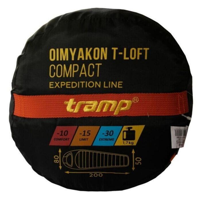 Спальный мешок Tramp Oimyakon Regular Orange/Grey L (UTRS-048R-L) изображение 11