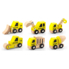 Розвиваюча іграшка Viga Toys Набір машинок Будтехніка 6 шт. в дисплеї (50541) зображення 2