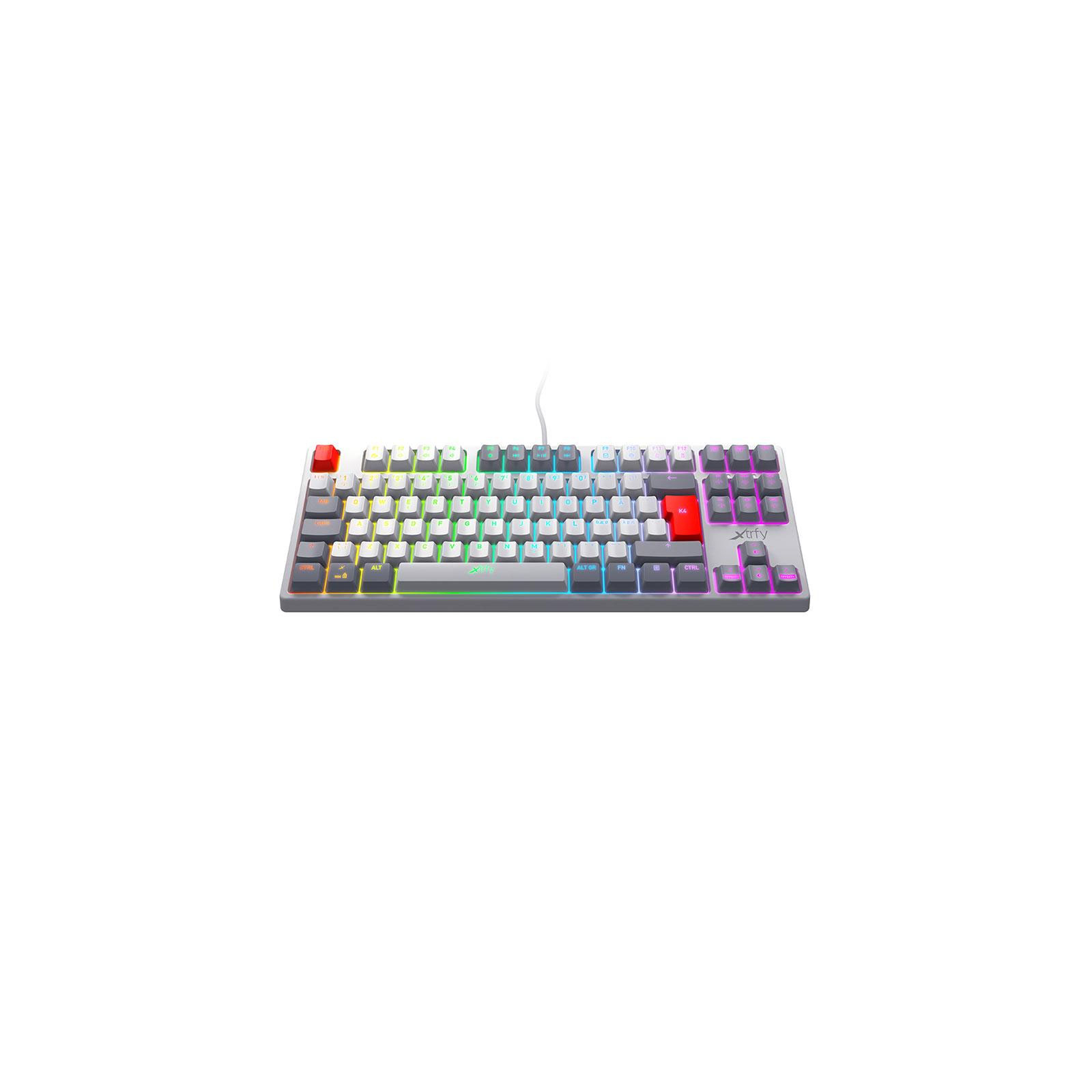 Клавіатура Xtrfy K4 TKL RGB Kailh Red Ukr-Ru Retro (XG-K4-RGB-TKL-RETRO-RUKR) зображення 2