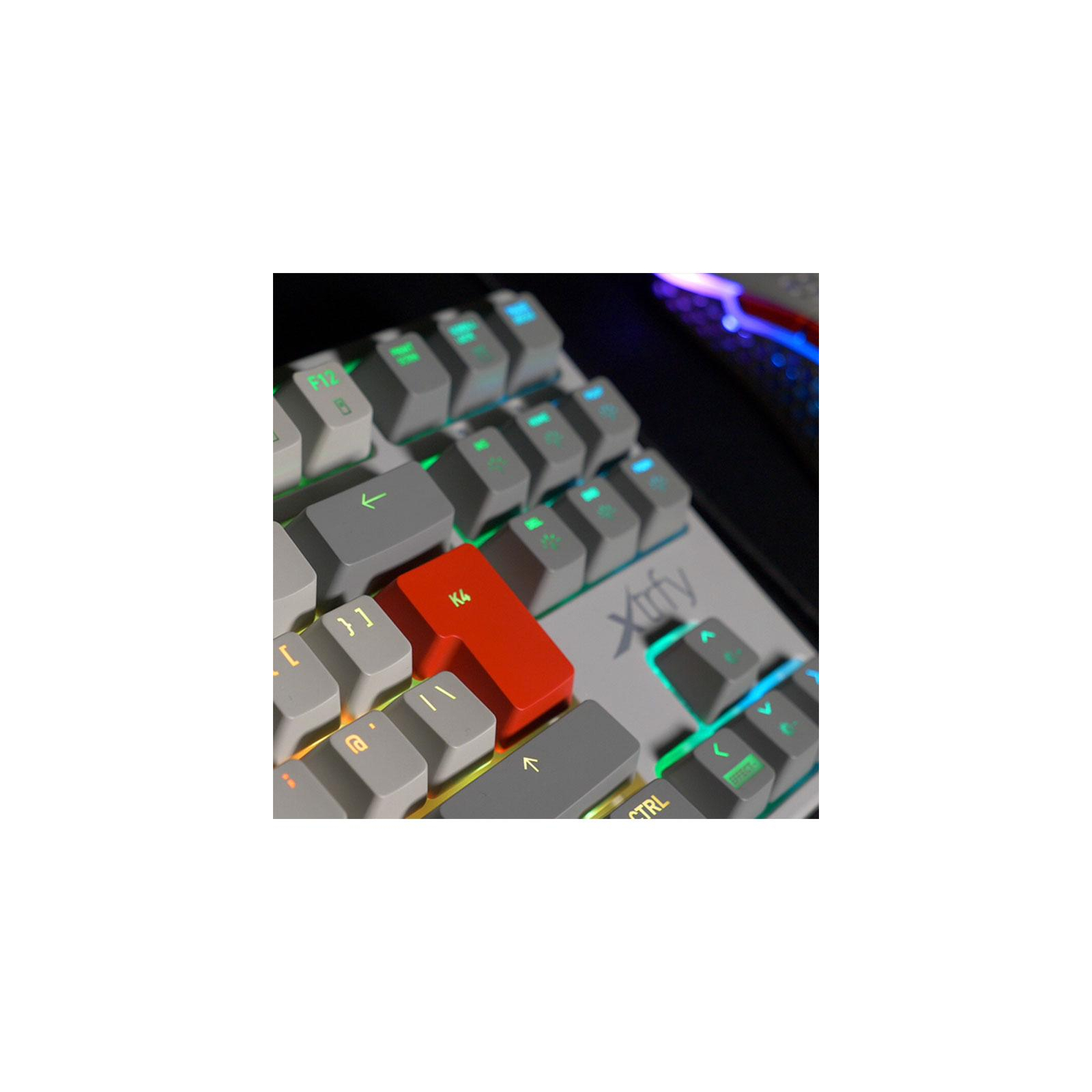Клавиатура Xtrfy K4 TKL RGB Kailh Red Ukr-Ru Black (XG-K4-RGB-TKL-R-UKR) изображение 5